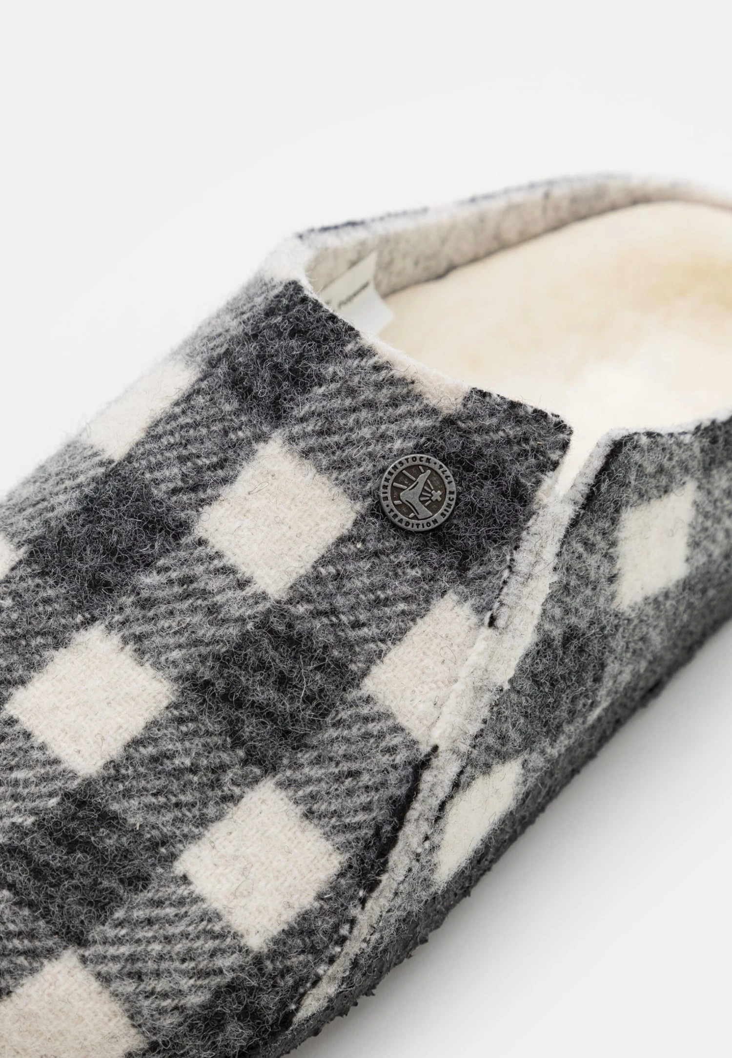 Birkenstock Zermatt Kids Plaid - Pantuflas - White 6 Birkenstock Zermatt Kids Plaid - Pantuflas - White - Imagen 6