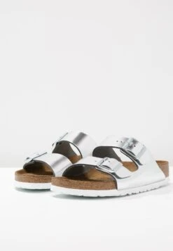 Birkenstock Arizona Nl Sfb Narrow - Sandalias Planas - Metallic Silver -Birkenstock Ventas 2025 024d06afb74947709ad6da9f6224a6f7