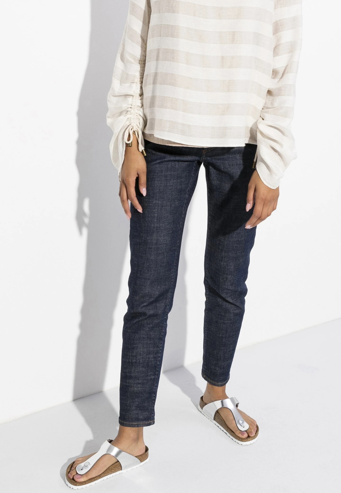 Birkenstock Gizeh- Sandalias De Dedo - Metallic Silver 1 Birkenstock Gizeh- Sandalias De Dedo - Metallic Silver