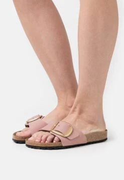 Birkenstock Madrid Big Buckle Narrow Fit - Sandalias Planas - Light Pink