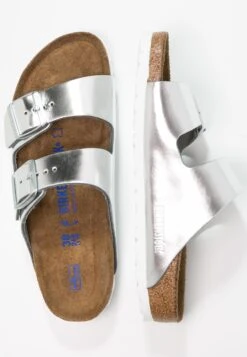 Birkenstock Arizona Nl Sfb Narrow - Sandalias Planas - Metallic Silver -Birkenstock Ventas 2025 2305e0e7b72e4d67938d83e33cc3e86f