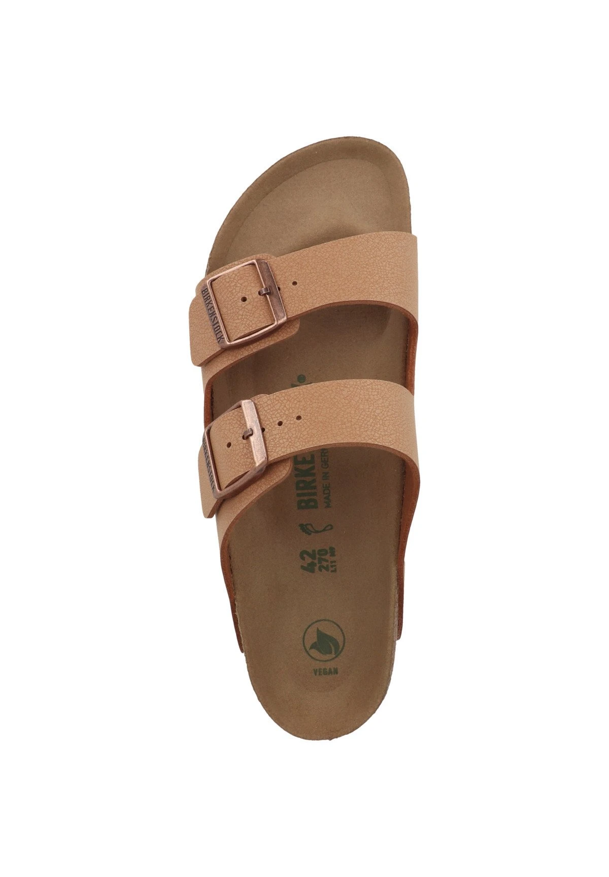 Birkenstock Arizona Birko-Flor Nubuk Normal Unisex - Sandalias Planas - Pecan 3 Birkenstock Arizona Birko-Flor Nubuk Normal Unisex - Sandalias Planas - Pecan - Imagen 3