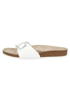 Birkenstock Madrid Bf Regular - Sandalias Planas - White