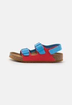 Birkenstock Milano Unisex - Sandalias - Sky Blue/Active Red