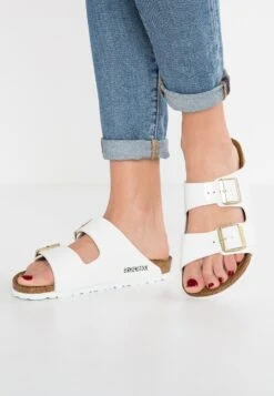 Birkenstock Arizona Bf Narrow - Sandalias Planas - White