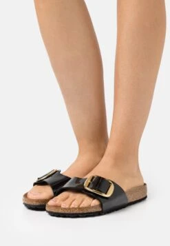 Birkenstock Madrid Big Buckle - Sandalias Planas - Black