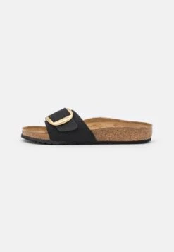 Birkenstock Madrid Big Buckle Narrow Fit - Sandalias Planas - Black