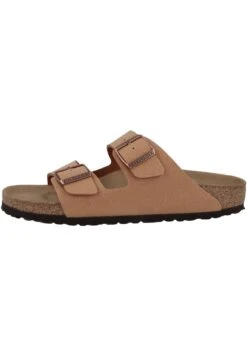 Birkenstock Arizona Birko-Flor Nubuk Normal Unisex - Sandalias Planas - Pecan