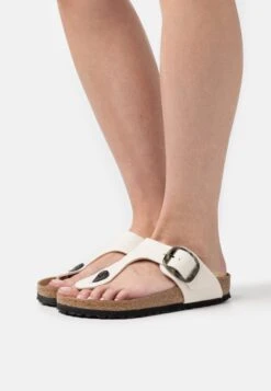 Birkenstock Gizeh Regular - Sandalias Planas - Eggshell
