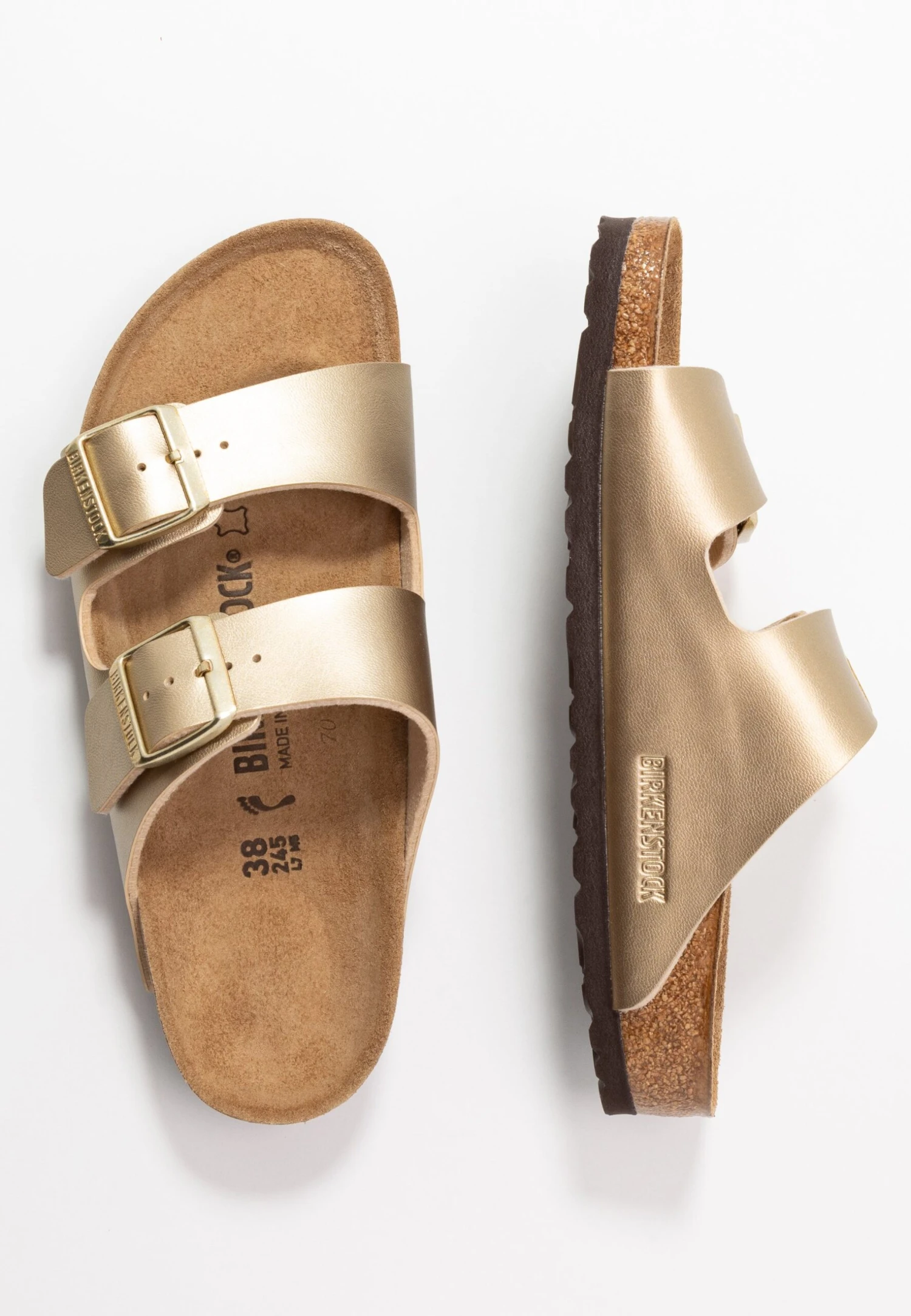 Birkenstock Arizona Bf Narrow - Pantuflas - Gold 4 Birkenstock Arizona Bf Narrow - Pantuflas - Gold - Imagen 4