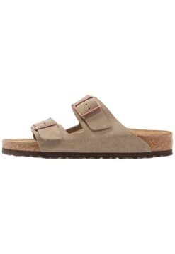 Birkenstock Arizona Soft Footbed Narrow Fit - Sandalias Planas - Taupe