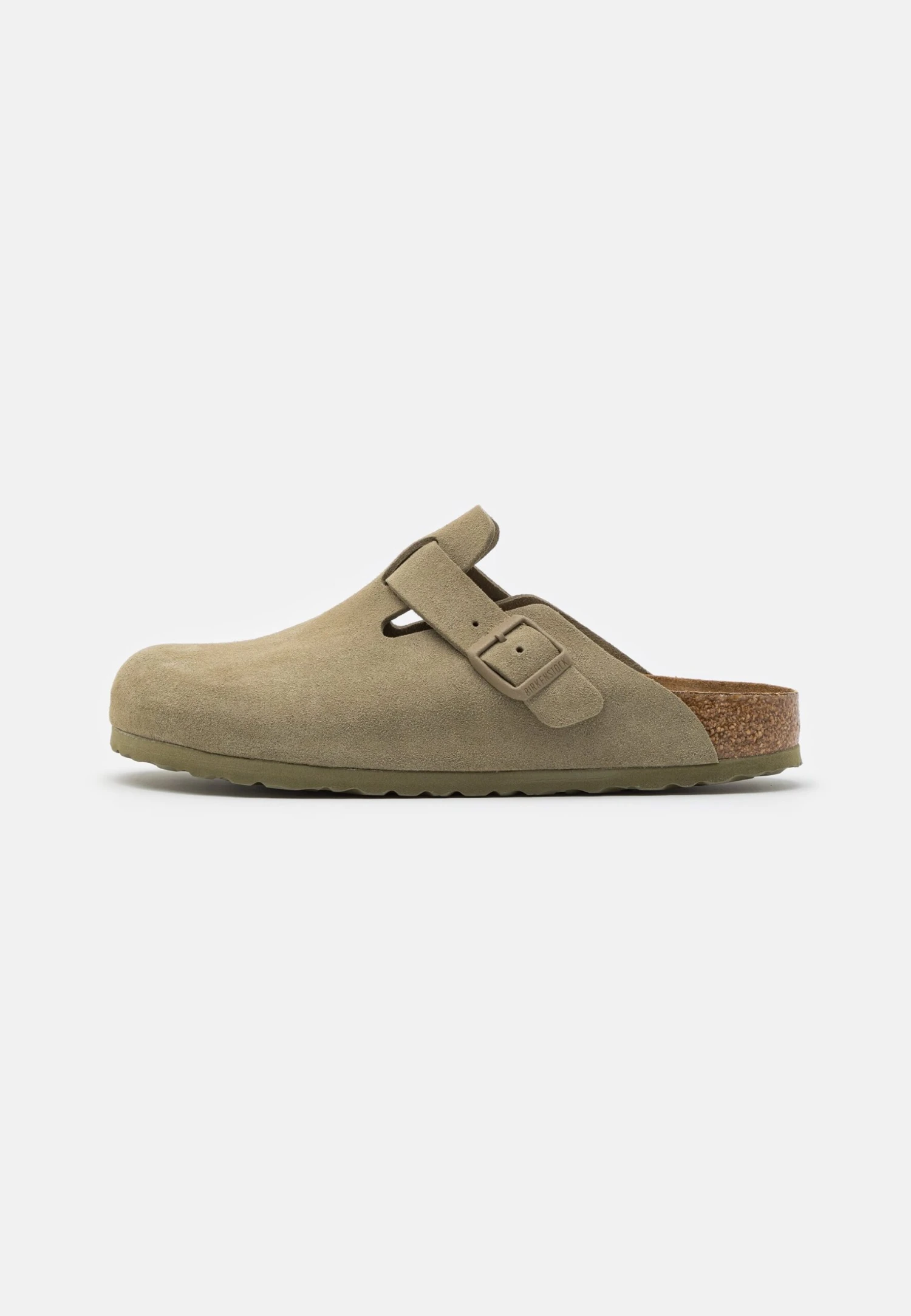 Birkenstock Boston Unisex- Sandalias Planas - Faded Khaki 1 Birkenstock Boston Unisex- Sandalias Planas - Faded Khaki