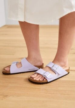 Birkenstock Arizona Vegan Narrow Fit - Pantuflas - Soft Purple Fog -Birkenstock Ventas 2025 667767f877b34fd7b09adccdbf228356