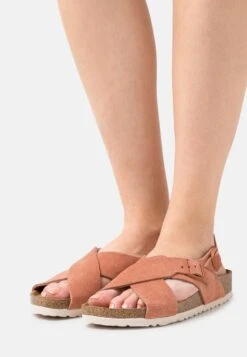 Birkenstock Tulum Sfb Vl Narrow - Sandalias - Earth Red