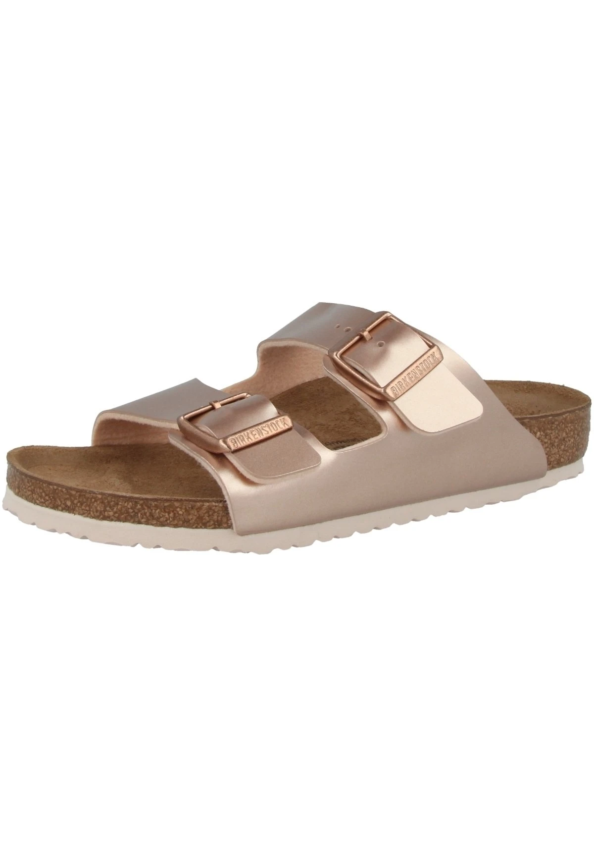 Birkenstock Unisex - Sandalias Planas - Electric Metallic Copper 2 Birkenstock Unisex - Sandalias Planas - Electric Metallic Copper - Imagen 2