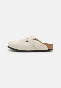 Birkenstock Boston- Pantuflas - Antique White