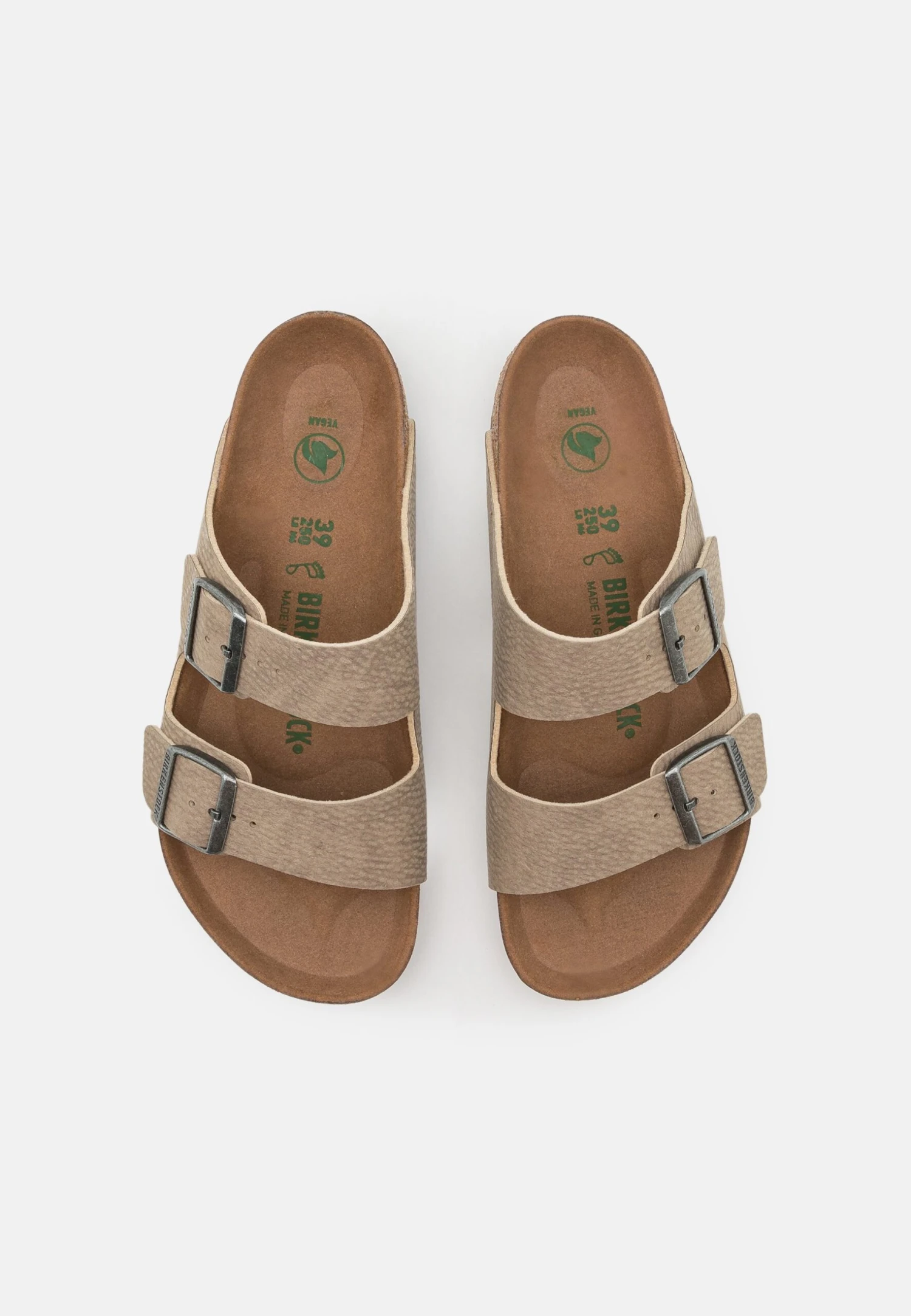 Birkenstock Arizona Vegan - Pantuflas - Gray Taupe 4 Birkenstock Arizona Vegan - Pantuflas - Gray Taupe - Imagen 4