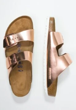 Birkenstock Arizona Nl Sfb Narrow - Sandalias Planas - Metallic Copper -Birkenstock Ventas 2025 7a8a288dfdb143f58fadfe94d716cefe