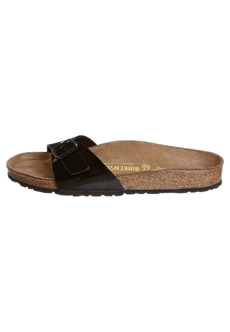 Birkenstock Madrid - Sandalias Planas - Lackschwarz 1 Birkenstock Madrid - Sandalias Planas - Lackschwarz