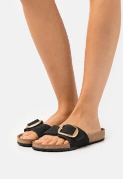 Birkenstock Madrid Big Buckle Regular Fit - Sandalias Planas - Black