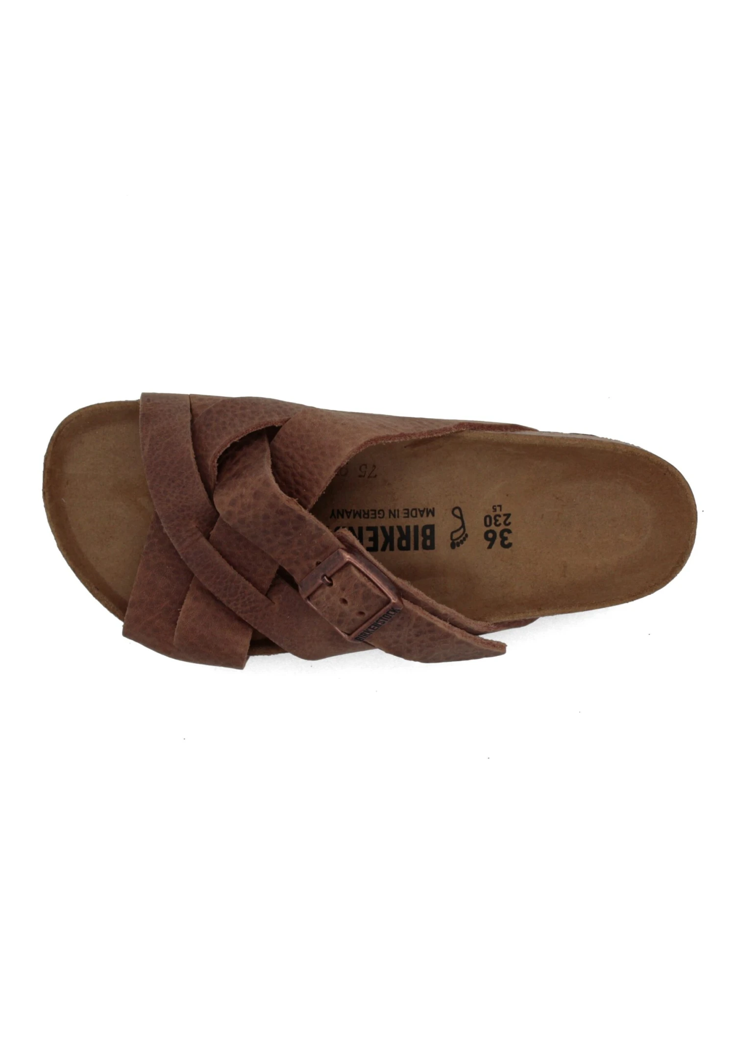 Birkenstock Lugano Unisex - Sandalias Planas - Camberra Old Tabacco 3 Birkenstock Lugano Unisex - Sandalias Planas - Camberra Old Tabacco - Imagen 3