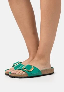 Birkenstock Madrid Lena Narrow - Sandalias Planas - Green