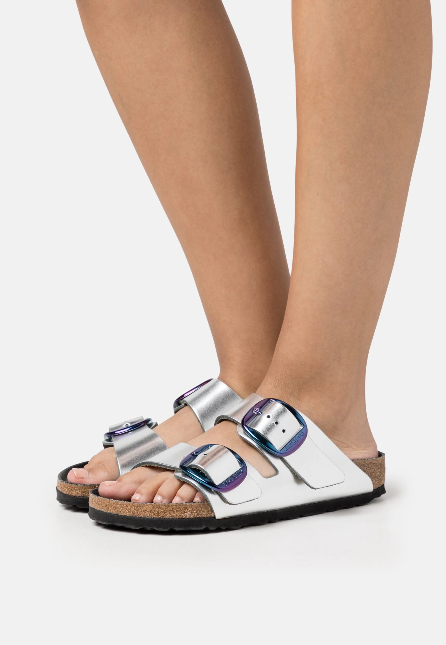 Birkenstock Arizona Lena - Pantuflas - Iridescent Silver 1 Birkenstock Arizona Lena - Pantuflas - Iridescent Silver