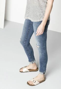 Birkenstock Madrid Bf Regular - Sandalias Planas - Graceful Pearl White