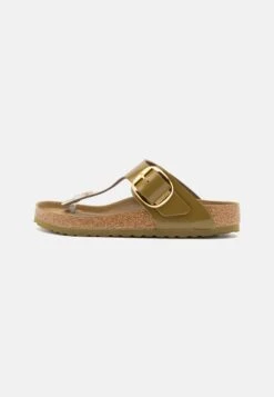 Birkenstock Gizeh Big Buckle Regular - Sandalias De Dedo - High Shine Mud Green -Birkenstock Ventas 2025 96a27ccf916349c68432d0e20b638a36