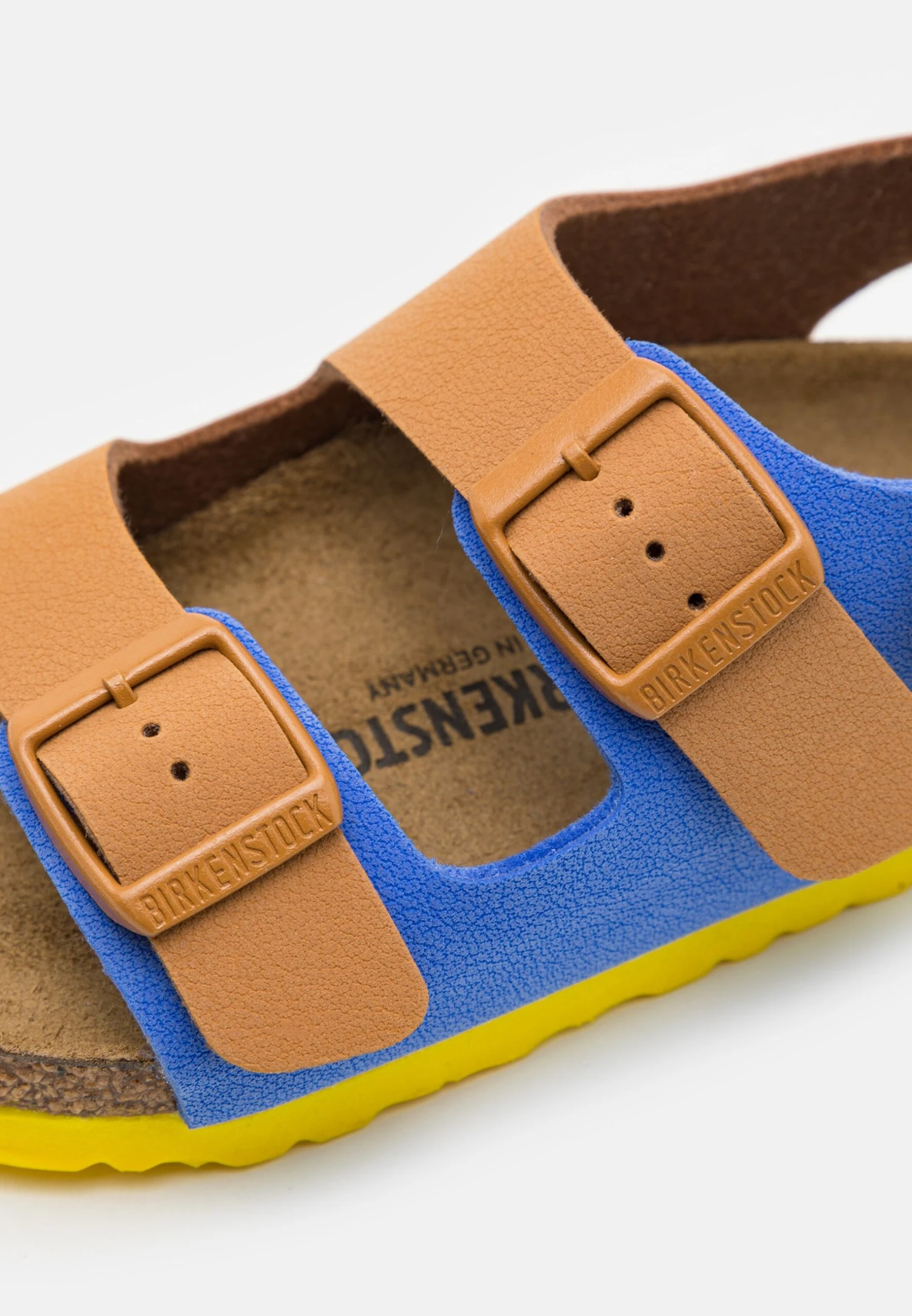 Birkenstock Milano Unisex - Sandalias - Caramel/Ultra Blue 6 Birkenstock Milano Unisex - Sandalias - Caramel/Ultra Blue - Imagen 6