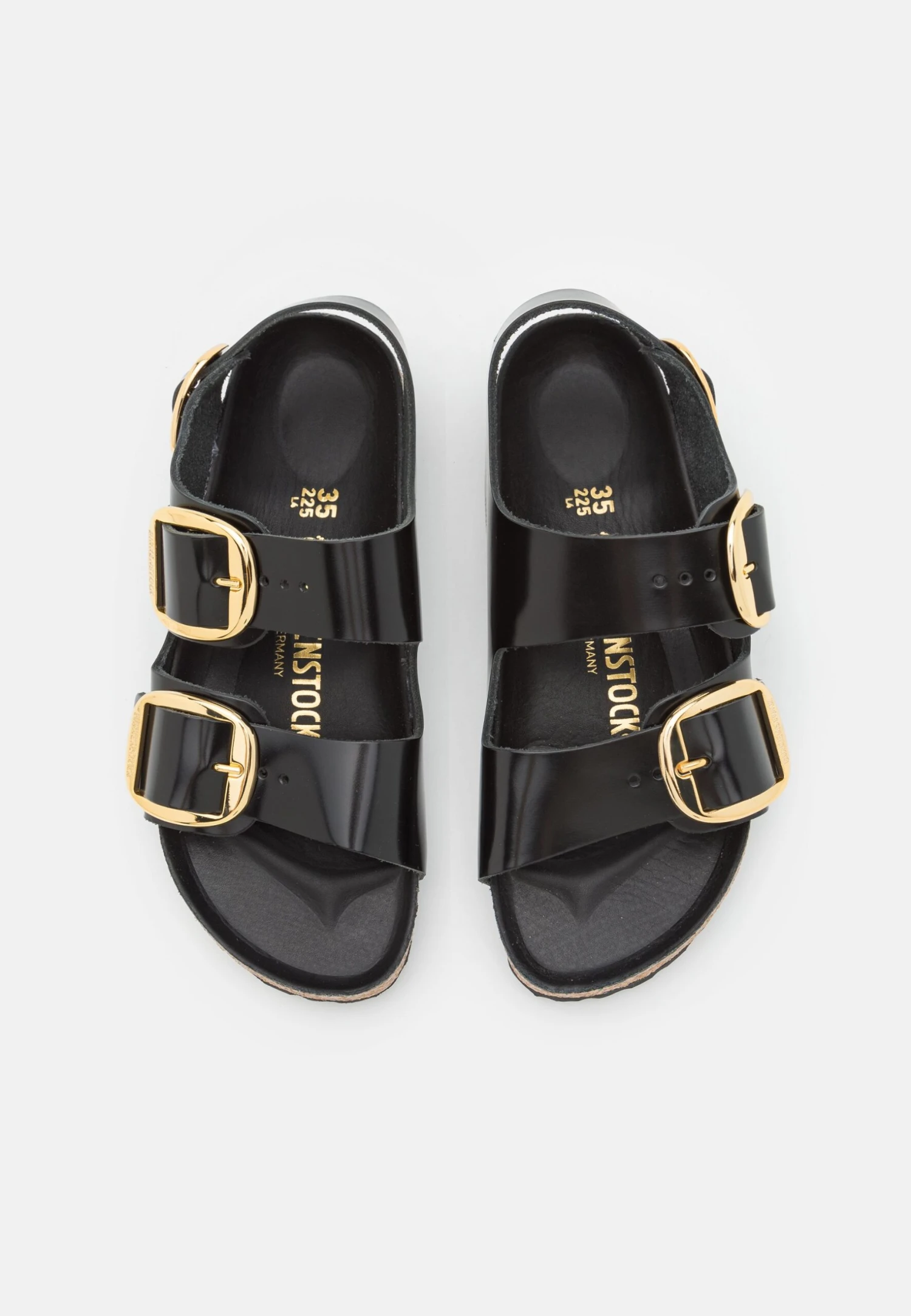 Birkenstock Milano Big Buckle Narrow Fit - Sandalias - High Shine Black 6 Birkenstock Milano Big Buckle Narrow Fit - Sandalias - High Shine Black - Imagen 6
