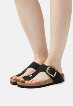 Birkenstock Gizeh Big Buckle Narrow - Sandalias Planas - Black