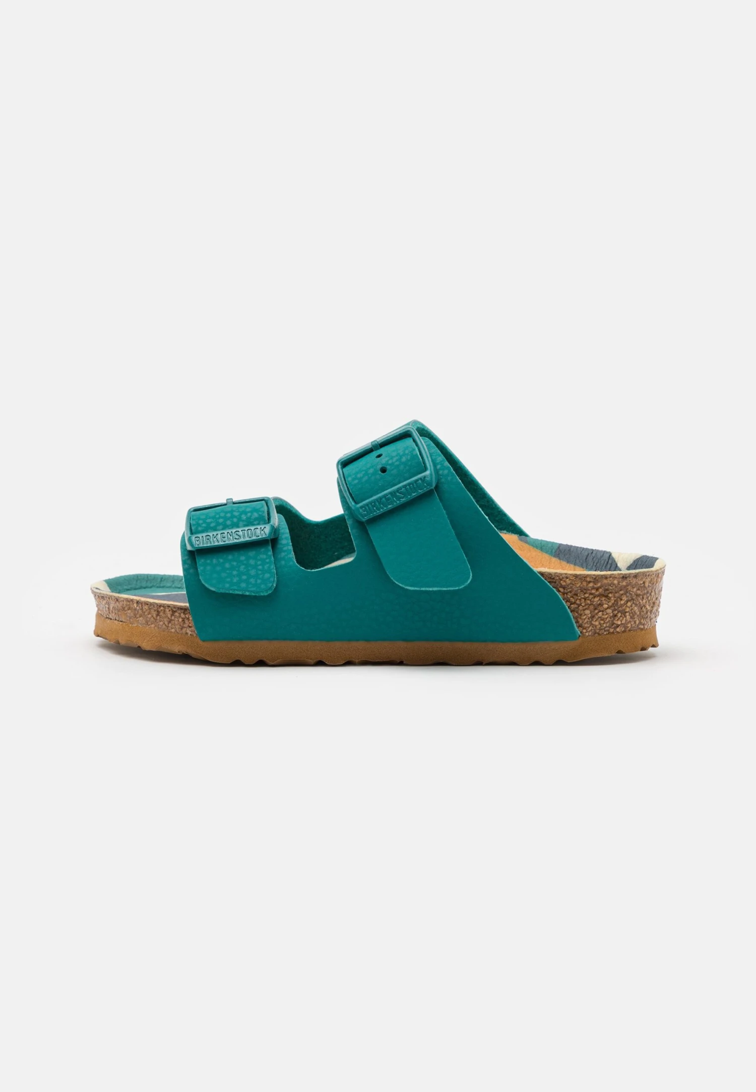 Birkenstock Arizona Kids Unisex - Sandalias Planas - Desert Soil/Dark Teal 1 Birkenstock Arizona Kids Unisex - Sandalias Planas - Desert Soil/Dark Teal