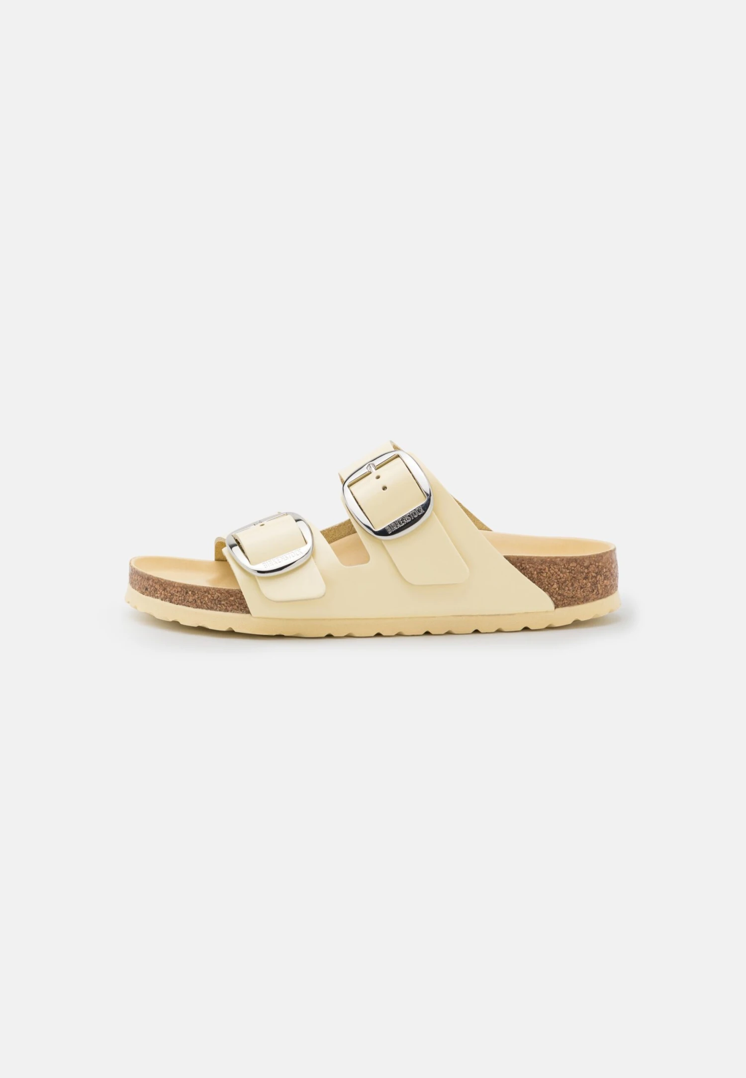Birkenstock Arizona Big Buckle Narrow - Sandalias Planas - High Shine Butter 2 Birkenstock Arizona Big Buckle Narrow - Sandalias Planas - High Shine Butter - Imagen 2