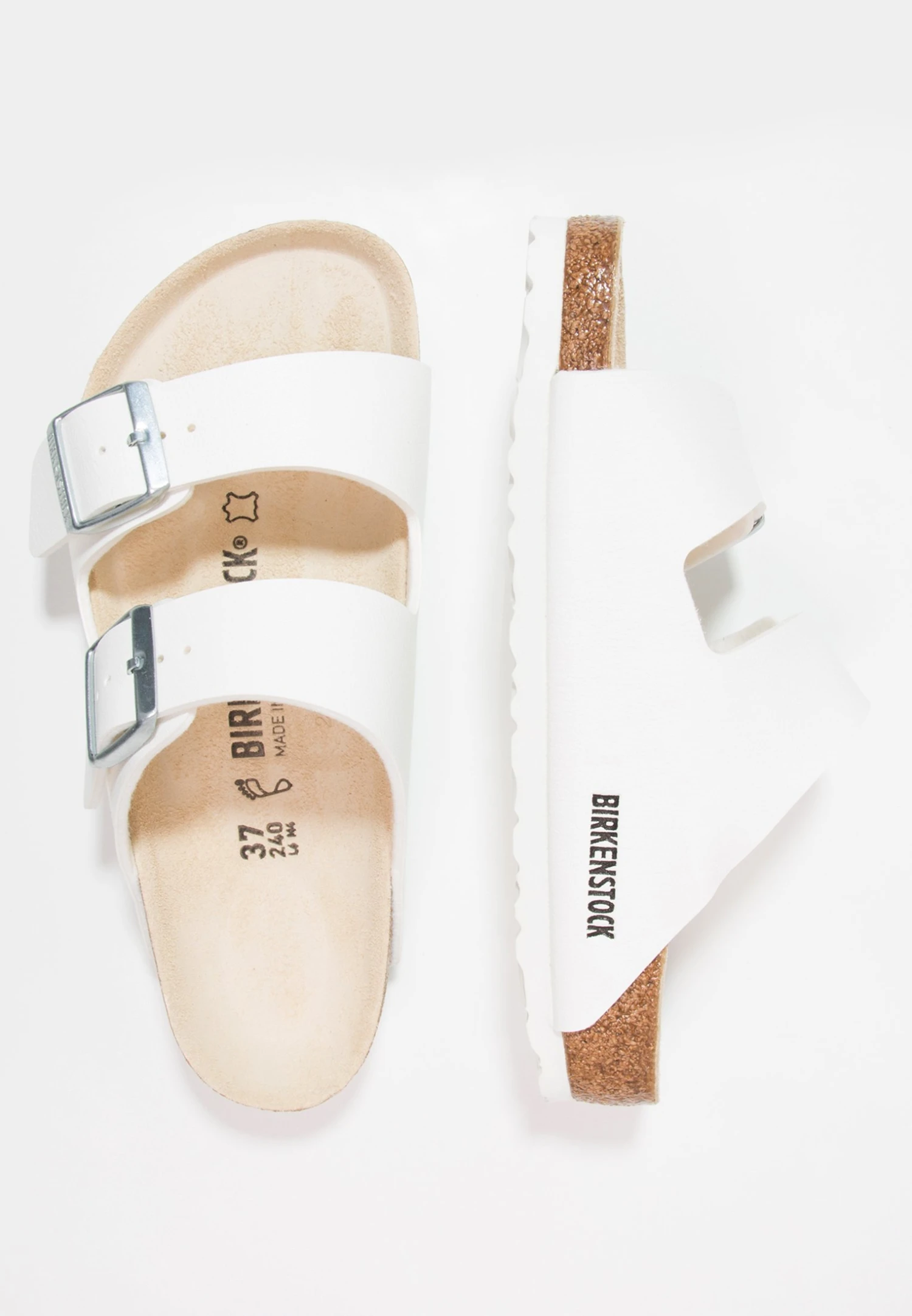 Birkenstock Arizona - Sandalias Planas - White 2 Birkenstock Arizona - Sandalias Planas - White - Imagen 2