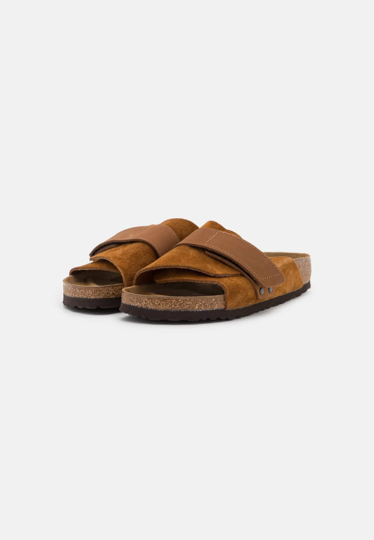 Birkenstock Kyoto Vl/Nu Narrow - Pantuflas - Cognac 4 Birkenstock Kyoto Vl/Nu Narrow - Pantuflas - Cognac - Imagen 4
