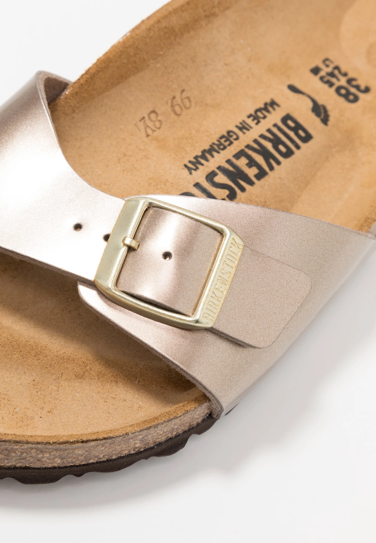 Birkenstock Madrid - Pantuflas - Electric Metallic Taupe 3 Birkenstock Madrid - Pantuflas - Electric Metallic Taupe - Imagen 3