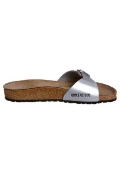 Birkenstock Madrid Bf Regular - Sandalias Planas - Silber -Birkenstock Ventas 2025 b4547f93bf0e4295bd315590454f0486