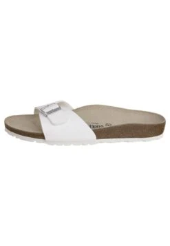 Birkenstock Madrid Bf Narrow - Sandalias Planas - Weiss
