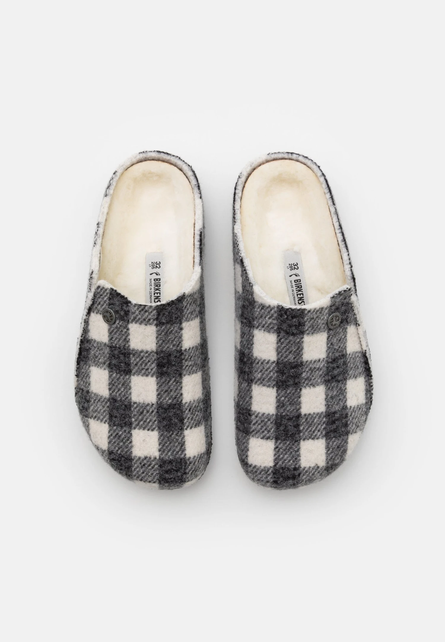 Birkenstock Zermatt Kids Plaid - Pantuflas - White 4 Birkenstock Zermatt Kids Plaid - Pantuflas - White - Imagen 4