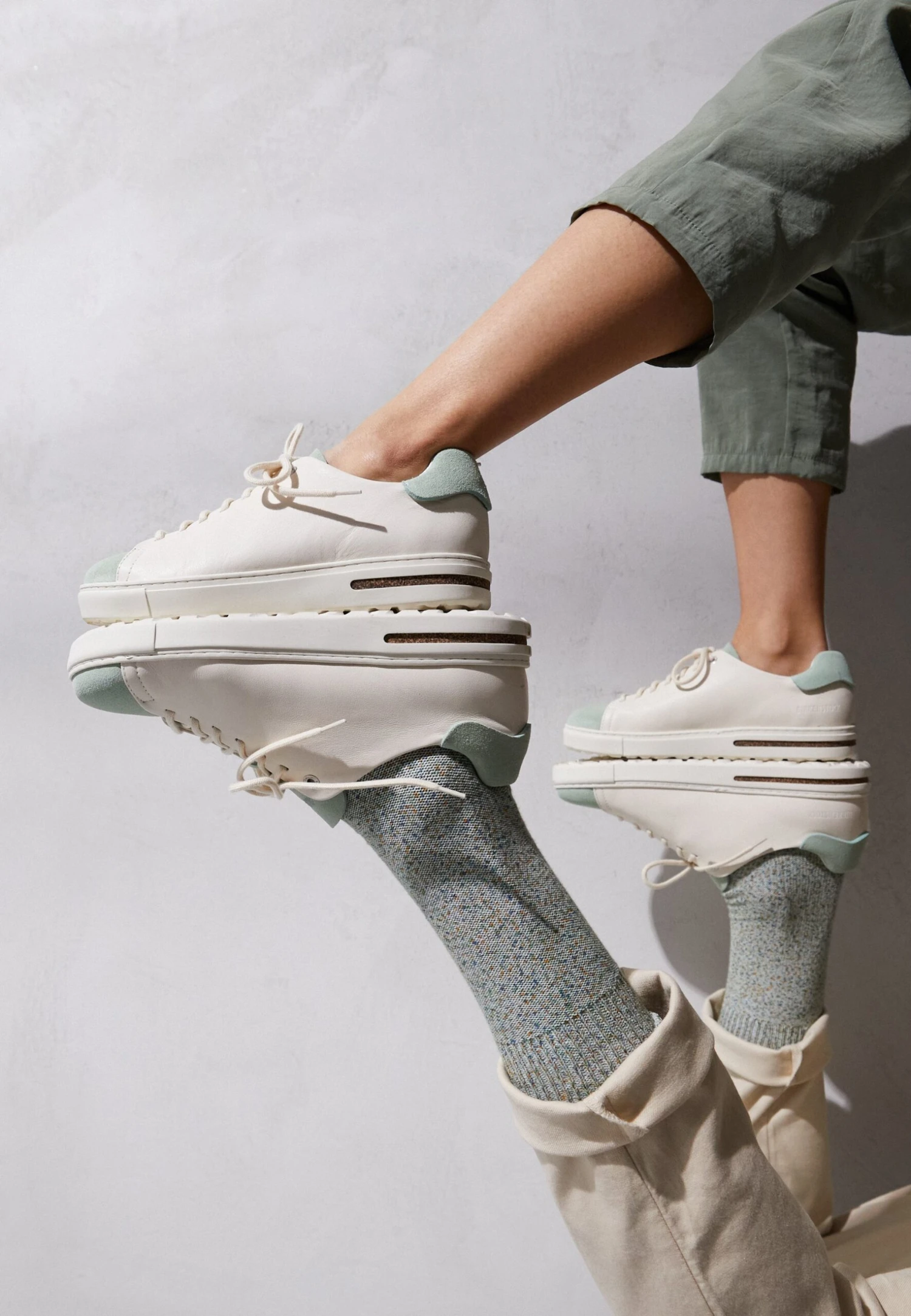 Birkenstock Bend Low Decon Pop LenaEggshell/Matcha - Zapatillas - Eggshell/Matcha 2 Birkenstock Bend Low Decon Pop LenaEggshell/Matcha - Zapatillas - Eggshell/Matcha - Imagen 2