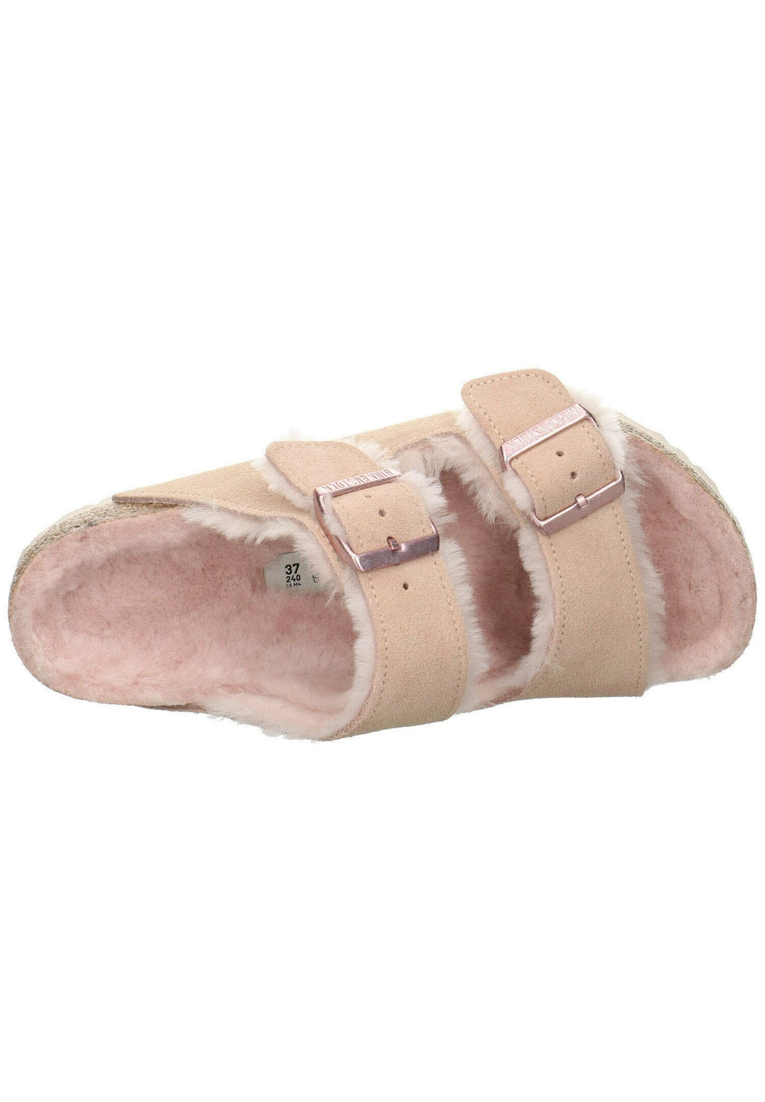 Birkenstock Arizona Shearling - Sandalias Planas - Rosa 3 Birkenstock Arizona Shearling - Sandalias Planas - Rosa - Imagen 3