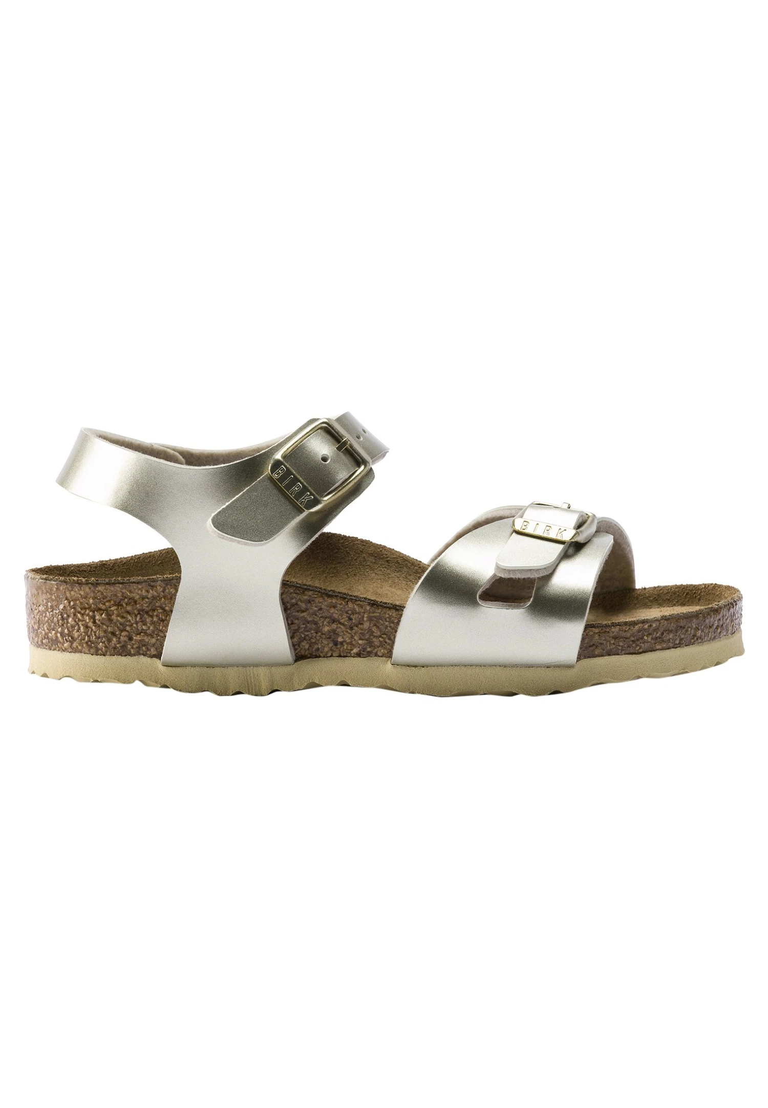 Birkenstock Rio - Sandalias De Cuña - Electric Metallic Gold 1 Birkenstock Rio - Sandalias De Cuña - Electric Metallic Gold