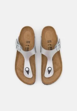 Birkenstock Gizeh Narrow Fit - Sandalias De Dedo - Silver -Birkenstock Ventas 2025 cf7cb86b8b5543f18b502f09279a29c3