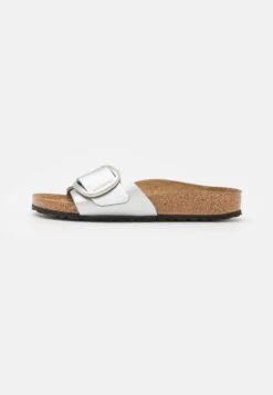 Birkenstock Madrid Big Buckle- Sandalias Planas - Metallic Silver -Birkenstock Ventas 2025 d7950f6c27b9419ea8958527f86181d4