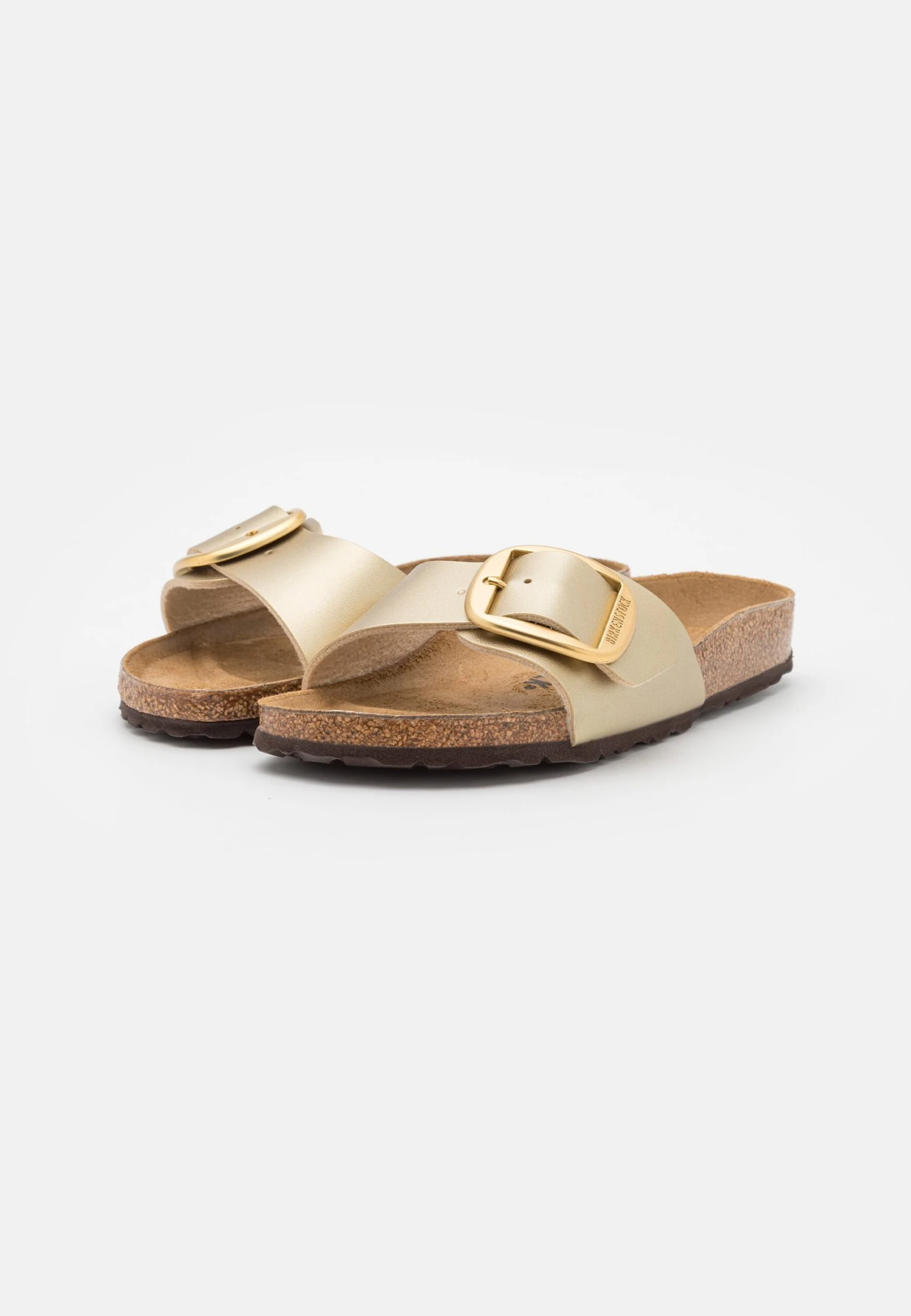 Birkenstock Madrid Big Buckle Narrow Fit - Pantuflas - Metallic Gold 3 Birkenstock Madrid Big Buckle Narrow Fit - Pantuflas - Metallic Gold - Imagen 3
