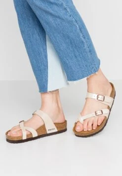 Birkenstock Mayari - Sandalias De Dedo - Graceful Pearl/White