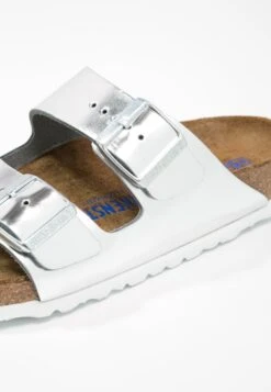 Birkenstock Arizona Nl Sfb Narrow - Sandalias Planas - Metallic Silver -Birkenstock Ventas 2025 e0eac0367a1a41ae8af7a46820606c56