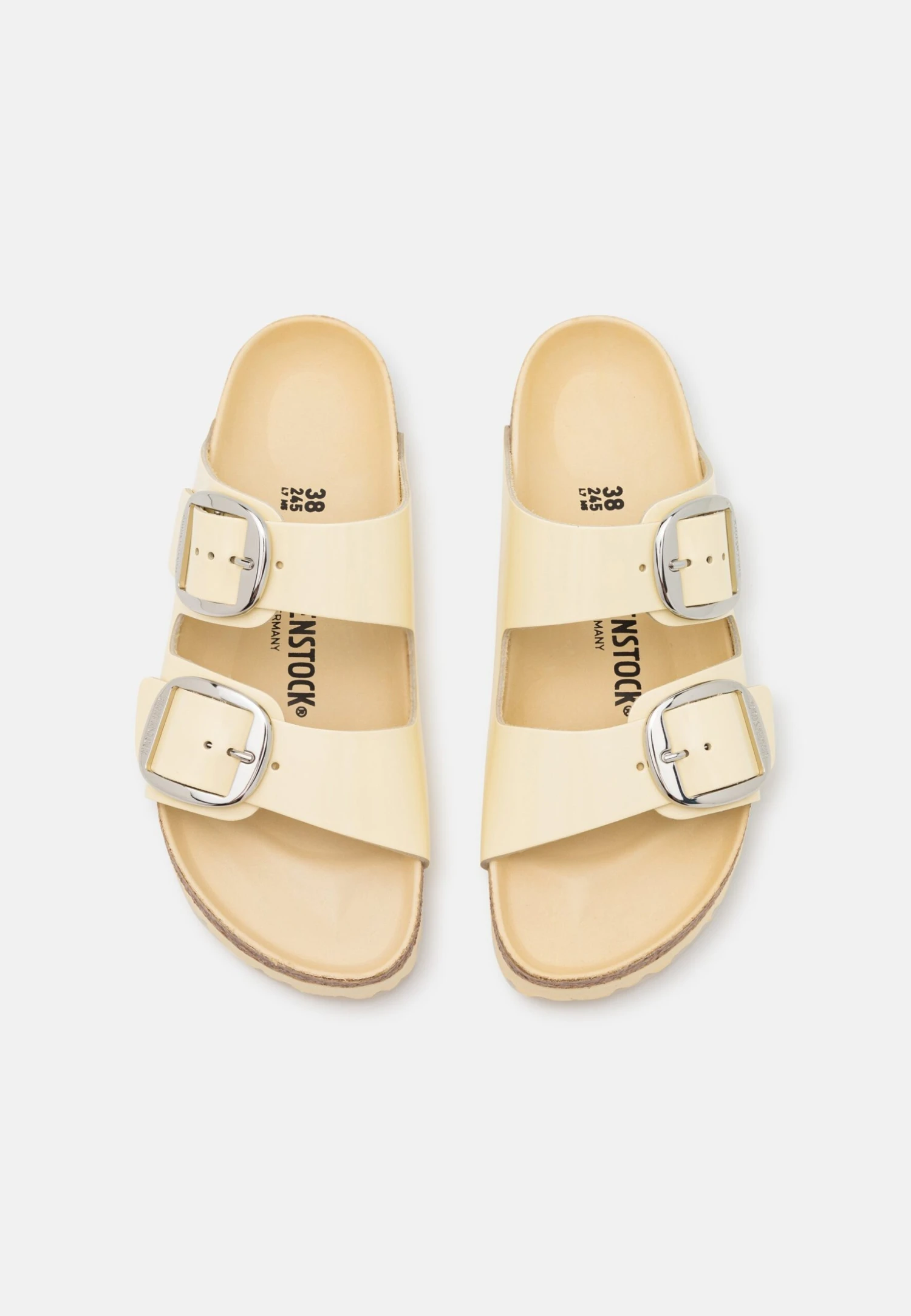 Birkenstock Arizona Big Buckle Narrow - Sandalias Planas - High Shine Butter 6 Birkenstock Arizona Big Buckle Narrow - Sandalias Planas - High Shine Butter - Imagen 6