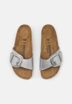 Birkenstock Madrid Big Buckle- Sandalias Planas - Metallic Silver -Birkenstock Ventas 2025 e8543ee6754a408693a500830cbb7e4e